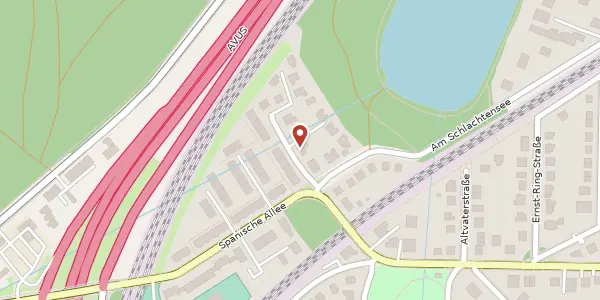 Karte der Umgebung von Hoiruper Straße 6, 14129 Berlin