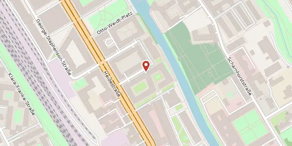 Karte der Umgebung von Lydia-Rabinowitsch-Straße 8, 10557 Berlin
