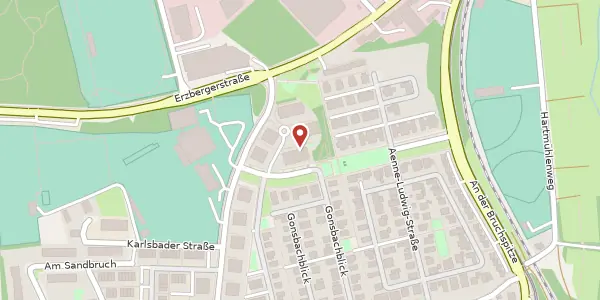 Karte der Umgebung von Gonsbachblick 27, 55122 Mainz