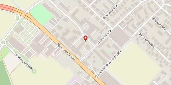 Karte der Umgebung von Rathausstr. 42, 85757 Karlsfeld