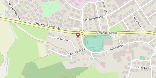 Karte der Umgebung von Adlerstrasse 83, 73540 Heubach