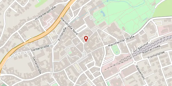 Karte der Umgebung von Kurgartenstraße 2, 67098 Bad Dürkheim