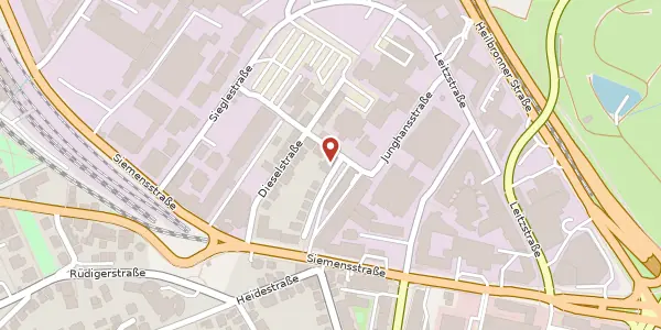 Karte der Umgebung von Dornierstraße 17, 70469 Stuttgart