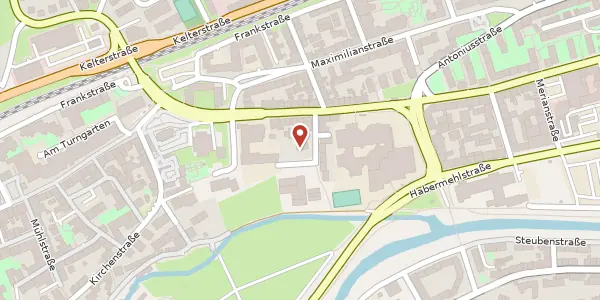 Karte der Umgebung von Huttenstr. 4, 75172 Pforzheim
