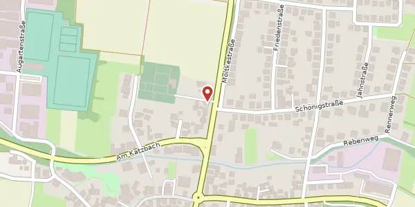 Karte der Umgebung von Schönbornstr. 4 a, 76698 Ubstadt-Weiher