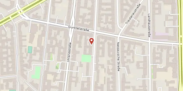 Karte der Umgebung von Holsteinische Straße 42, 10717 Berlin