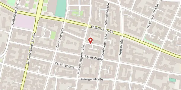 Karte der Umgebung von Krumbacherstr. 7, 80798 München