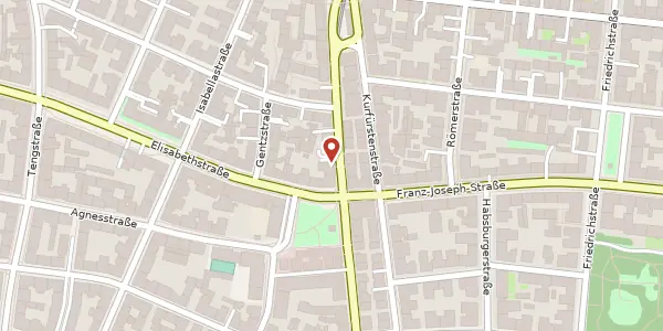 Karte der Umgebung von Nordendstr. 41, 80801 München