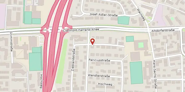 Karte der Umgebung von Pflanzenmayerstr. 25, 93049 Regensburg