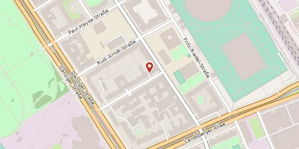 Karte der Umgebung von Cotheniusstraße 12, 10407 Berlin