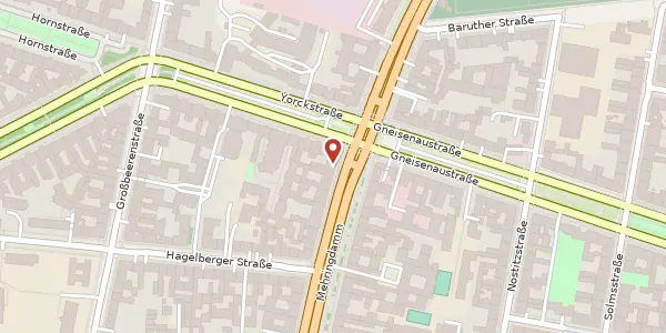 Karte der Umgebung von Mehringdamm 42, 10961 Berlin