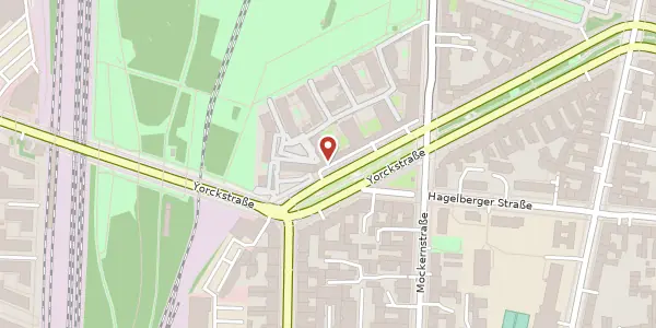 Karte der Umgebung von Yorckstraße 26, 10965 Berlin