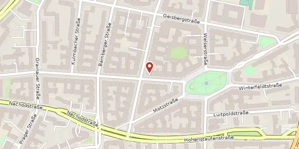 Karte der Umgebung von Regensburger Straße 4, 10777 Berlin