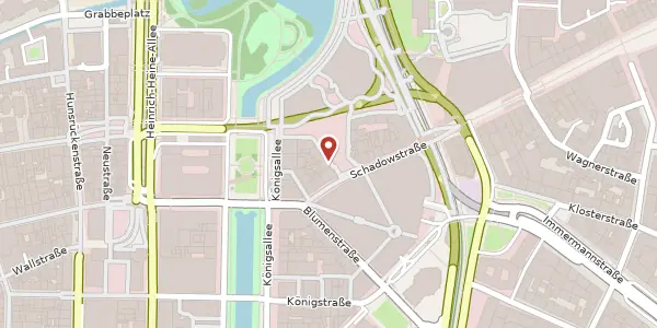 Karte der Umgebung von Schadowplatz 11, 40212 Düsseldorf