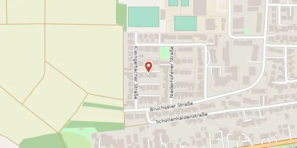 Karte der Umgebung von Kleingartacher Straße 24, 74080 Heilbronn