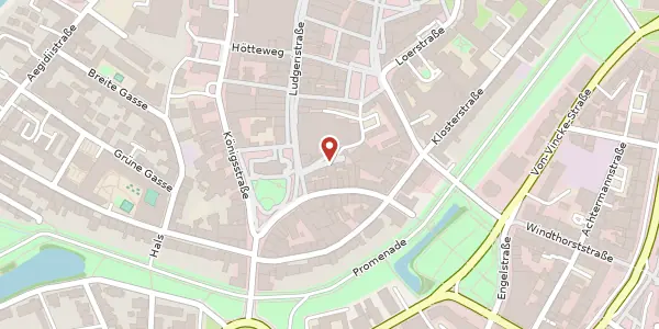 Karte der Umgebung von Beelertstiege 5/7, 48143 Münster