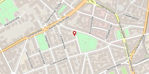 Karte der Umgebung von Danneckerstr. 2, 60594 Frankfurt