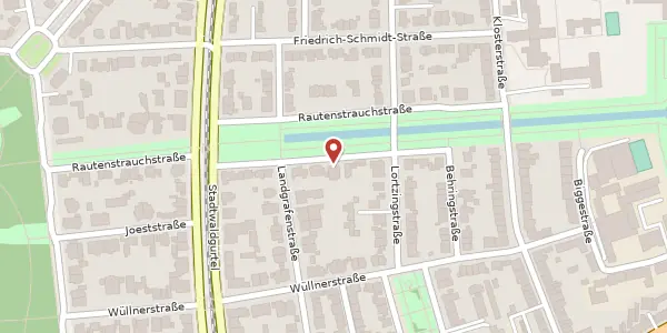 Karte der Umgebung von Rautenstrauchstr. 71, 50931 Köln