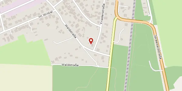 Karte der Umgebung von Waldstraße 2, 15711 Königs Wusterhausen