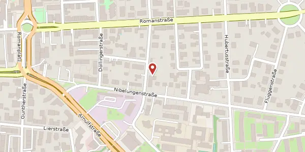 Karte der Umgebung von Ferdinand-Maria-Str. 6 a, 80639 München