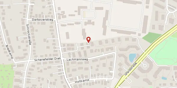 Karte der Umgebung von Schenefelder Landstr. 108 f, 22589 Hamburg