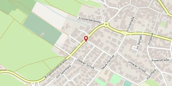 Karte der Umgebung von Bingerpfortenstr. 27, 65399 Kiedrich
