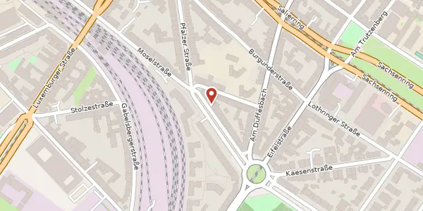 Karte der Umgebung von Pfälzer Str. 22, 50677 Köln