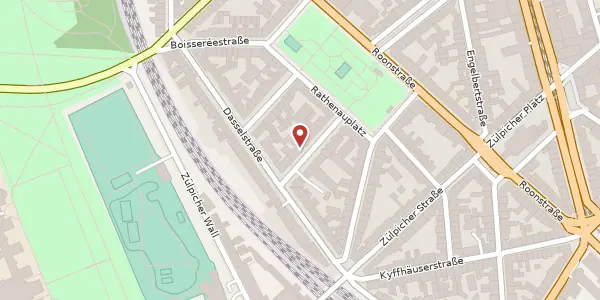 Karte der Umgebung von Lochnerstr. 16, 50674 Köln