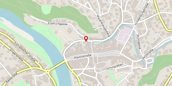 Karte der Umgebung von Säggasse 12, 83646 Bad Tölz