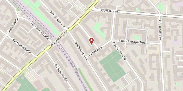 Karte der Umgebung von Pradelstraße 16, 13187 Berlin