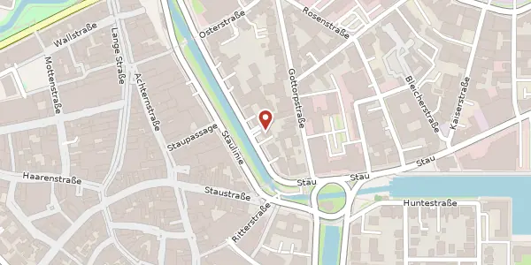 Karte der Umgebung von Staugraben 1, 26122 Oldenburg