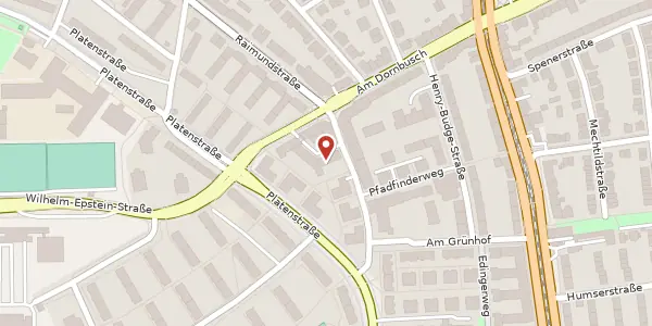 Karte der Umgebung von Hansaallee 143, 60322 Frankfurt