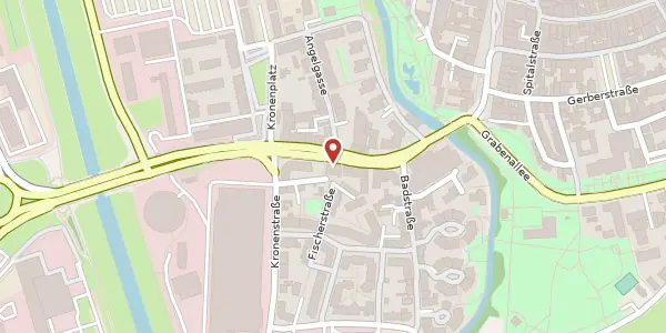 Karte der Umgebung von Hauptstraße 123, 77652 Offenburg