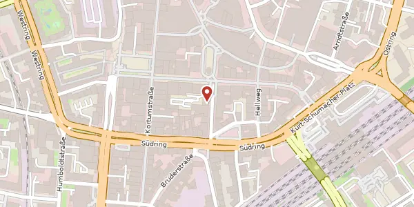 Karte der Umgebung von Luisenstr. 10, 44787 Bochum