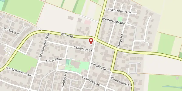 Karte der Umgebung von Rosbacher Str. 18, 61191 Rosbach