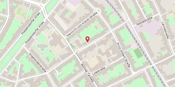 Karte der Umgebung von Königstr. 36, 53115 Bonn