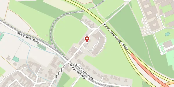 Karte der Umgebung von Kreuzerhohl 18, 60439 Frankfurt