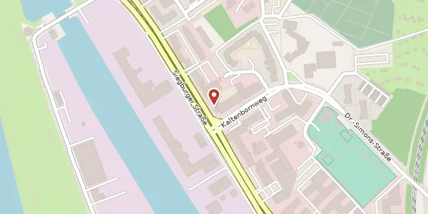 Karte der Umgebung von Siegburger Str. 203, 50679 Köln