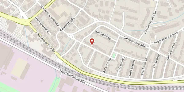 Karte der Umgebung von Hindenburgstraße 213, 73730 Esslingen