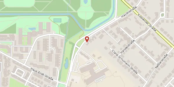Karte der Umgebung von Urdenbacher Allee 69, 40593 Düsseldorf