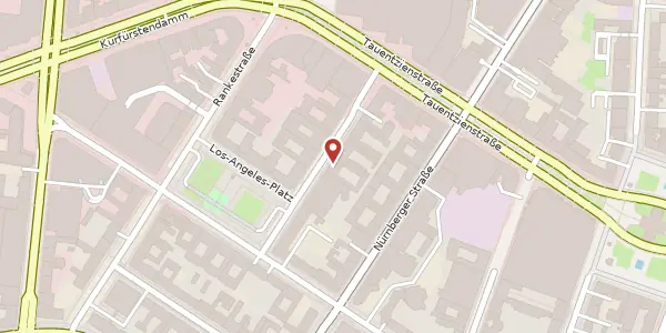 Karte der Umgebung von Marburger Straße 14, 10789 Berlin