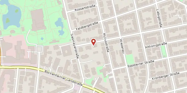 Karte der Umgebung von Friedrichstr. 57, 60323 Frankfurt