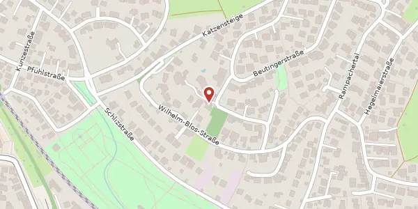 Karte der Umgebung von Rosengartstraße 19, 74076 Heilbronn