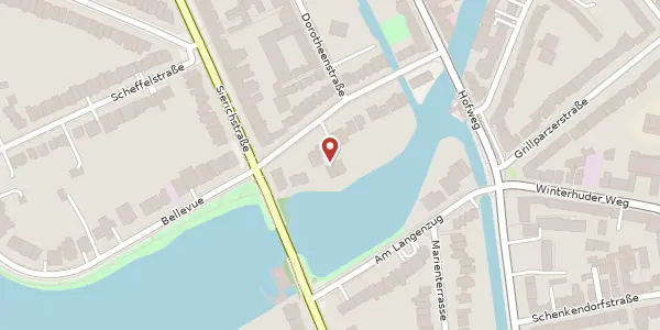 Karte der Umgebung von Körnerstraße 21, 22301 Hamburg