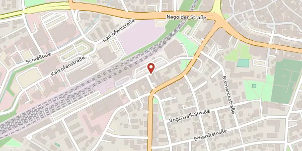 Karte der Umgebung von Bahnhofstraße 11, 71083 Herrenberg