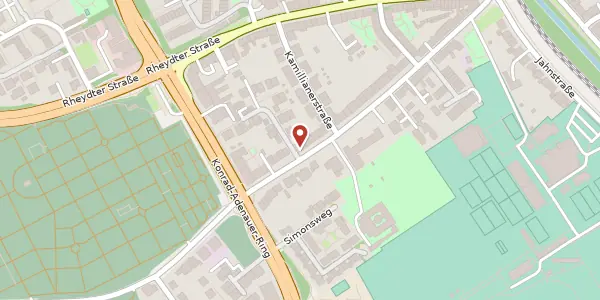 Karte der Umgebung von Glehner Weg 70, 41464 Neuss
