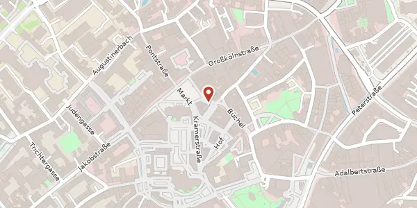 Karte der Umgebung von Büchel 4, 52062 Aachen