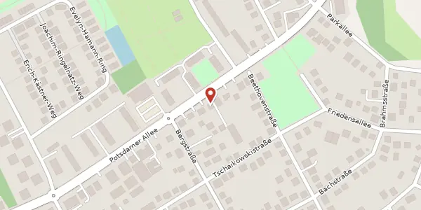 Karte der Umgebung von Potsdamer Allee 97, 14532 Stahnsdorf