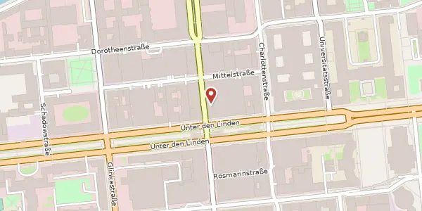 Karte der Umgebung von Friedrichstraße 88, 10117 Berlin