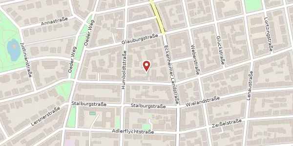 Karte der Umgebung von Keplerstr. 10, 60318 Frankfurt